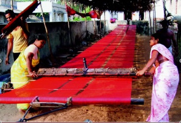 Weaving and Dyeing - AID Kapda Calendar